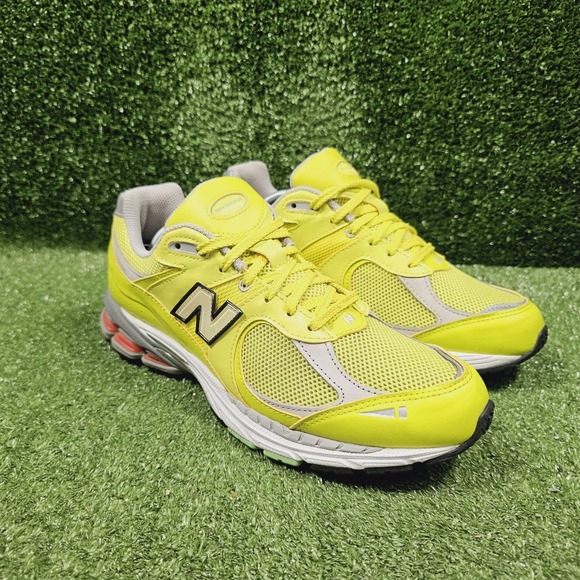 New Balance Other - New Balance 2002R Sulphur Yellow Neon Athletic Casual Sneakers Mens Size 10.5